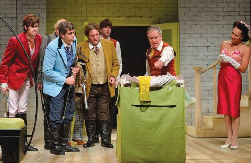‘THE MERRY WIVES OF WINDSOR’  (photo credit: YOSSI ZWECKER)