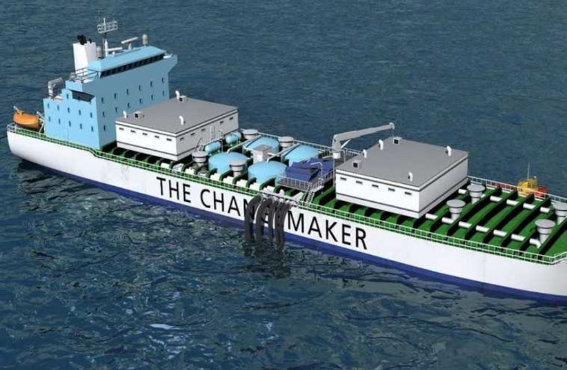 EnviroNor's future Changemaker barge (photo credit: COURTESY OF ENVIRONOR)