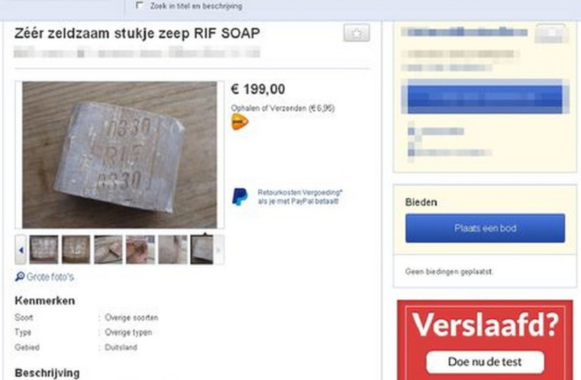 Screenshot of soap for sale  (photo credit: MARKTPLAATS)