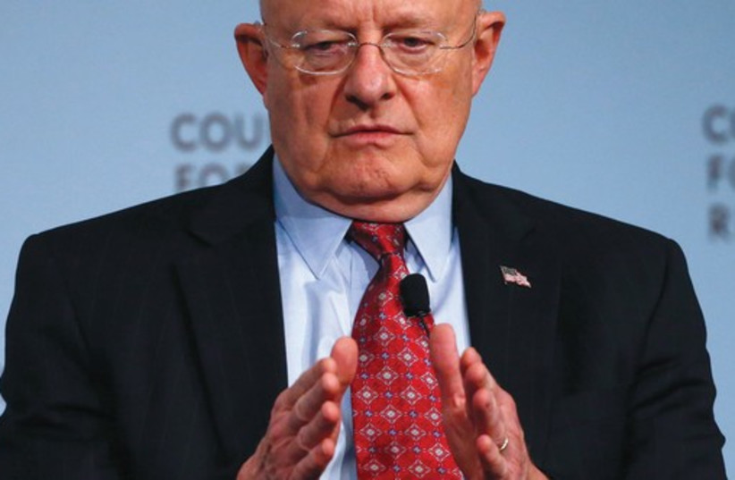JAMES CLAPPER, director of US National Intelligence. (photo credit: REUTERS)