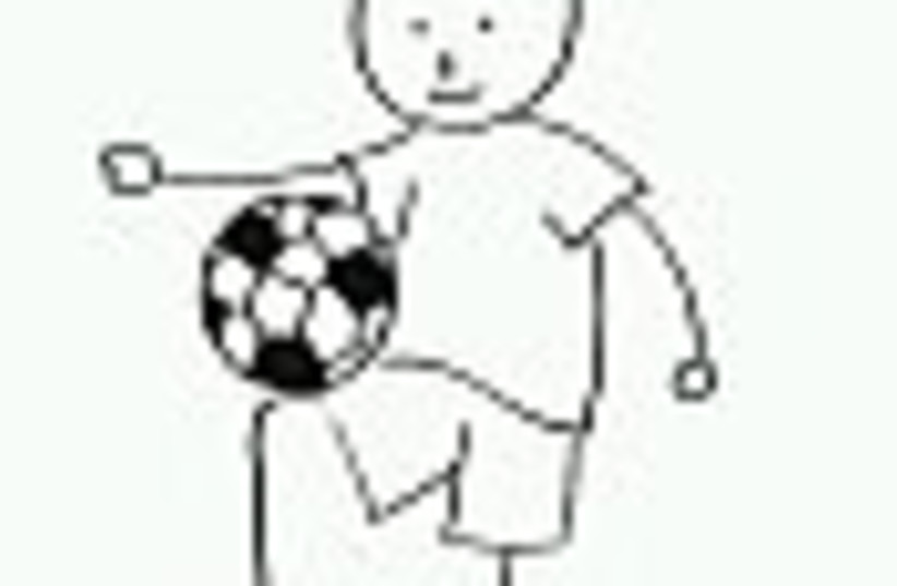 soccer boy drawn 88 (photo credit: )