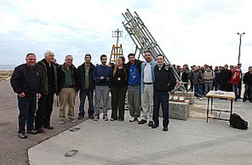 technion rocket project (photo credit: Technion)