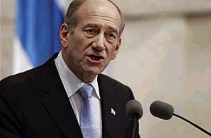 Olmert speaks 298.88 (photo credit: AP [file])