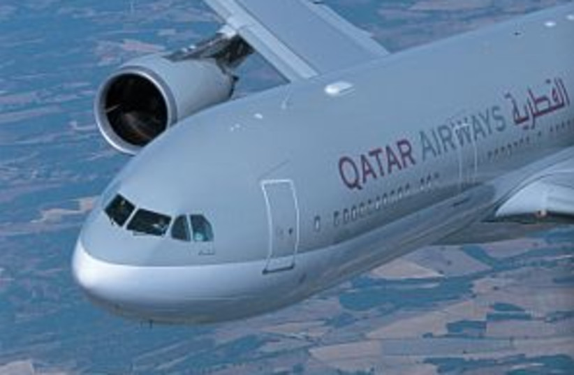 Qatar Airplane 298.88 (photo credit: AP)