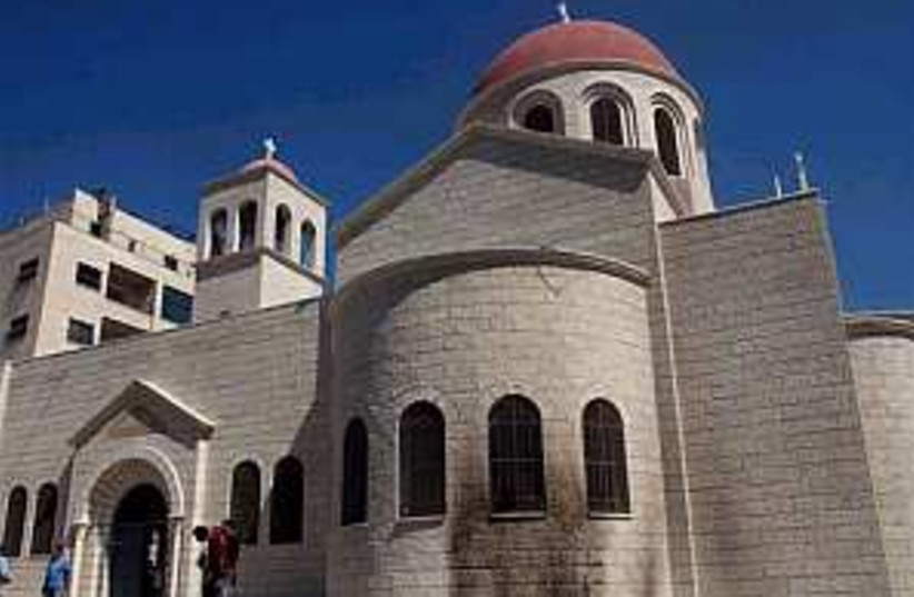 nablus church 298.88 (photo credit: AP)