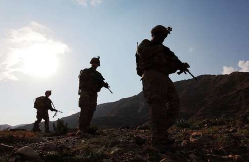 US troops in Afghanistan 521 (credit: REUTERS/Nikola Solic)