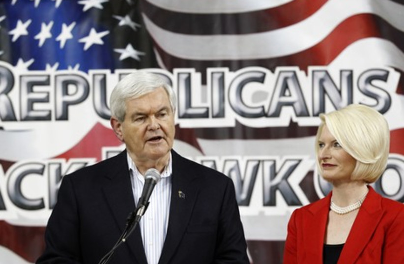 Newt Gingrich and wife Callista 