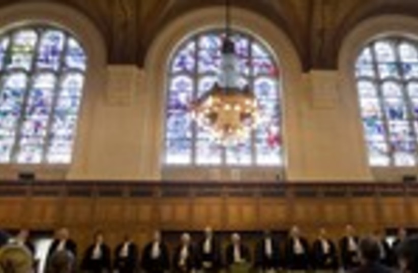 International Court of Justice 150 (credit: REUTERS)