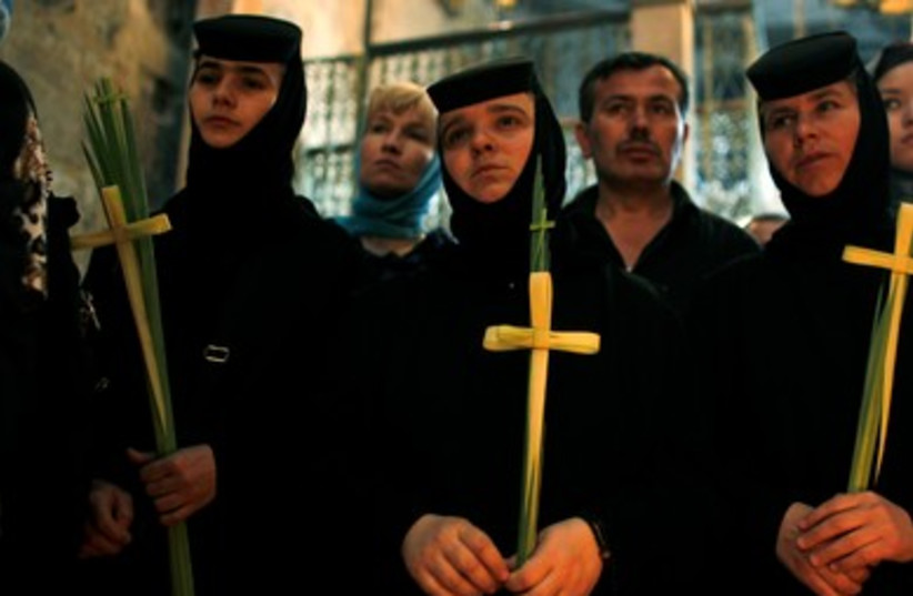 Nuns at Mass in Jerusalem