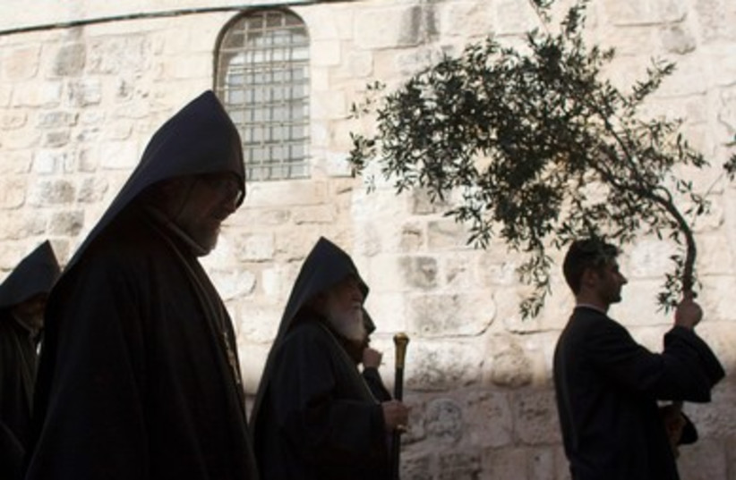 Clergy at Church of Holy Sepulchre