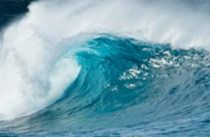 wave ocean tsunami 300 (credit: Thinkstock/Imagebank)