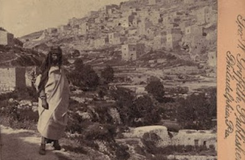 Yemenite Jew near old city walls