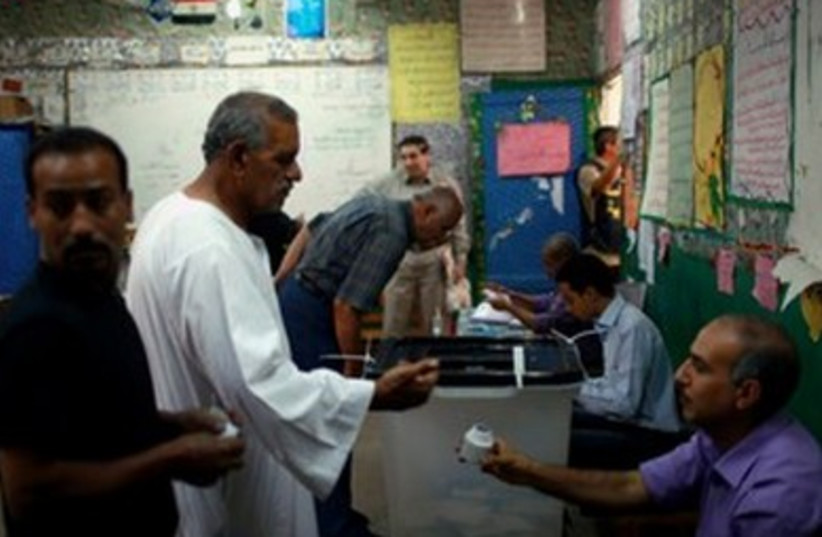 Egyptians cast votes