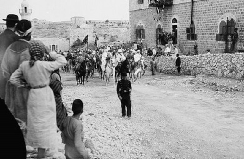 The Emperor's arrival in Jerusalem