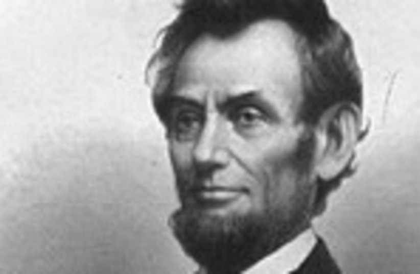 Abraham Lincoln 370 (credit: Jerusalem Post archives)