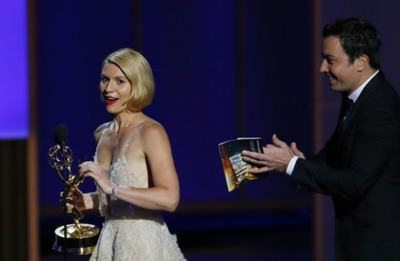 Actress Claire Danes accepts the award 