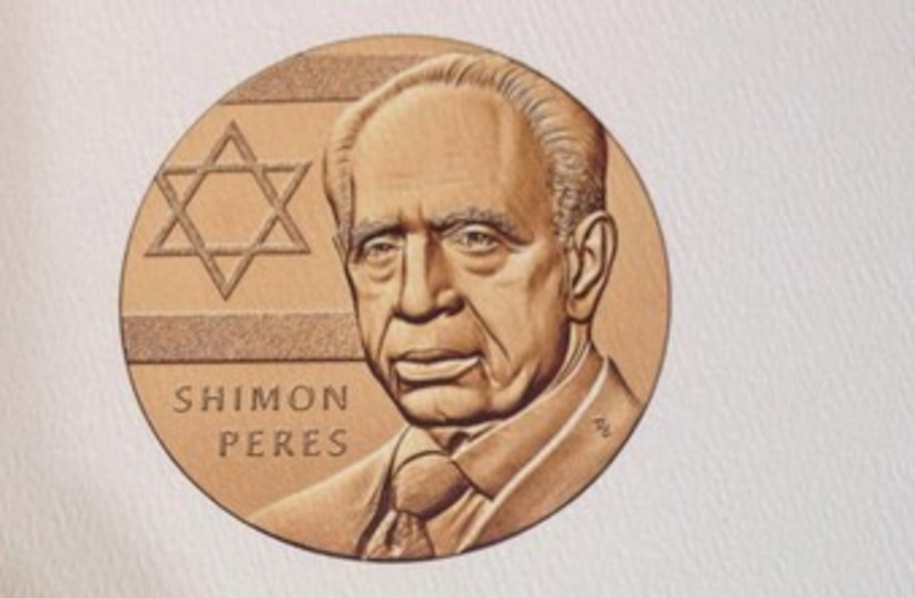 Congressional Gold Medal received by Peres