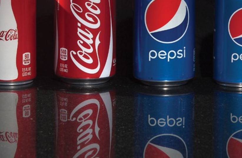 PEPSI AND Coca-Cola went separate ways during the years of the Arab countries’ boycott of Israel; today such history is seen as long past as they both are sold widely. (credit: REUTERS)