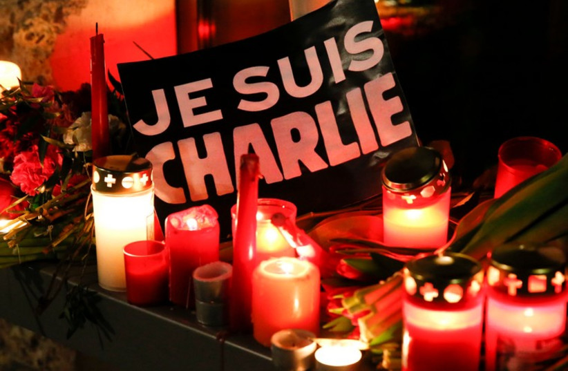 Candelight vigil in tribute to the victims of the shooting at the office of Charlie Hebdo