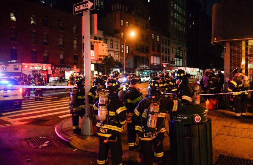 Scene of explosion in the Chelsea neighborhood of Manhattan, New York, U.S. September 17, 2016