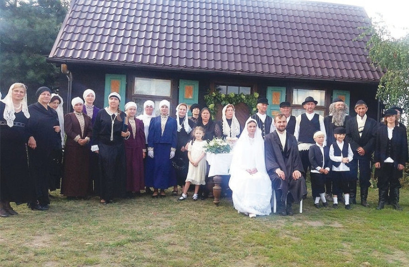 An imitation Jewish wedding in Poland. (photo credit: JONNY DANIELS/FROM THE DEPTHS)
