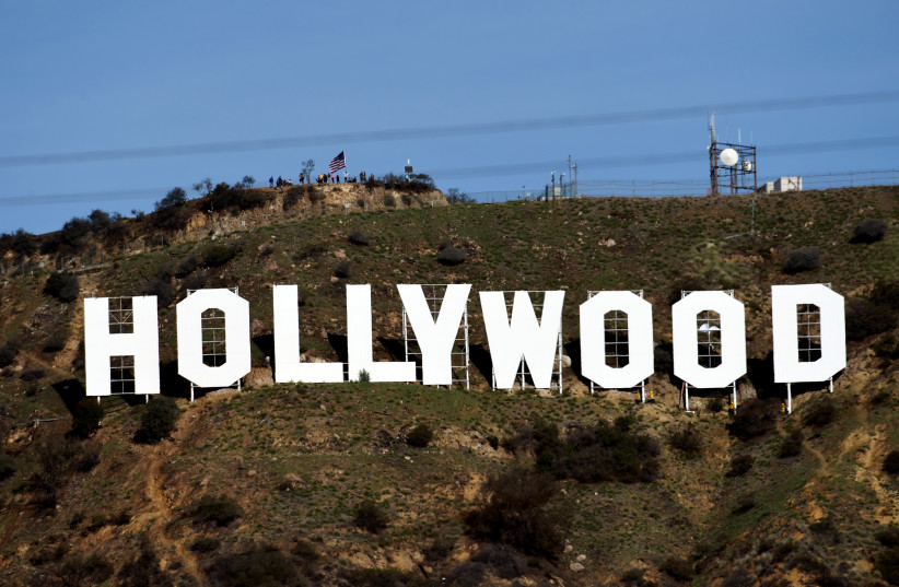 A view of the iconic Hollywood sign (credit: KEVORK DJANSEZIAN/REUTERS)
