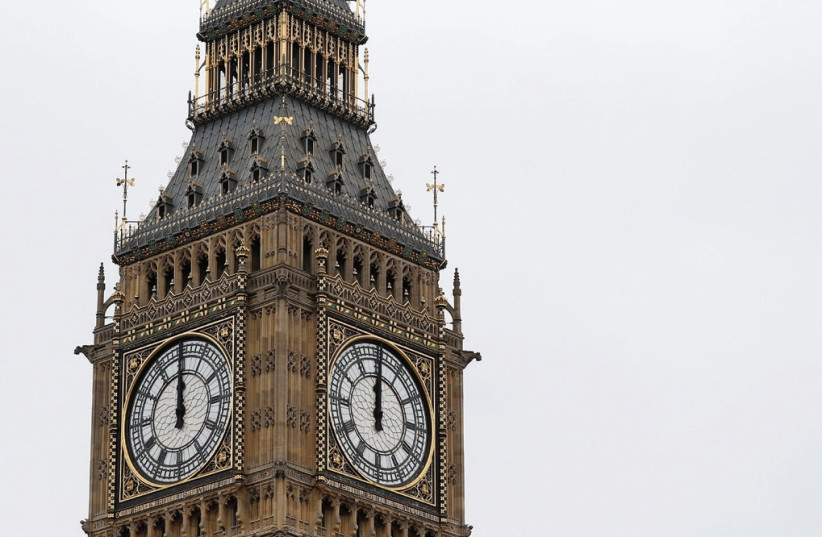 THE ‘BIG BEN’ bell chimes yesterday for the last time in four years ahead of restoration work on the Elizabeth Tower, which houses the Great Clock and the Big Ben bell. (credit: REUTERS)