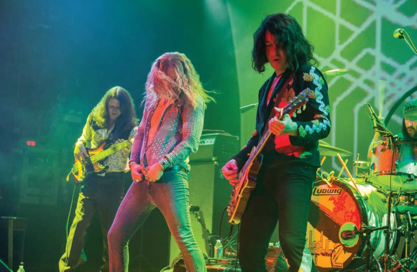 Members of the Led Zeppelin 2 tribute band.