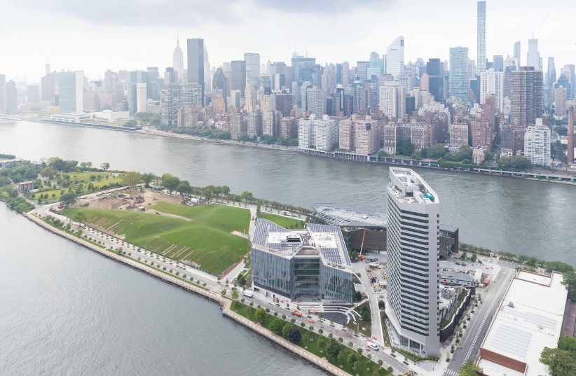 THE NEWLY INAUGURATED Jacobs Technion-Cornell Institute is seen on Roosevelt Island in New York City. (photo credit: IWAN BAAN)