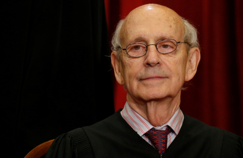 Supreme Court Justice Stephen Breyer (photo credit: JONATHAN ERNST / REUTERS)