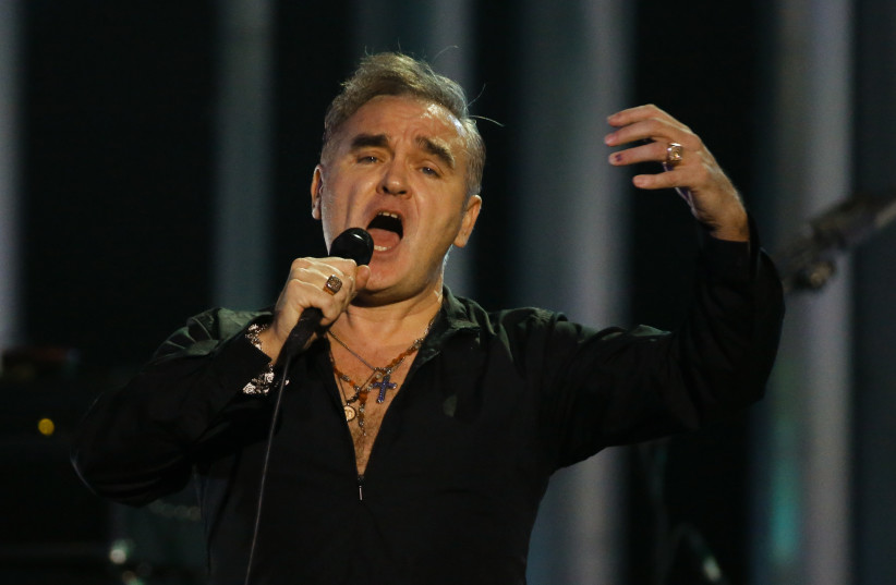 English singer Morrissey performs (photo credit: TOBIAS SCHWARZ / REUTERS)