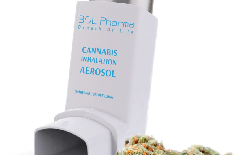 A medical cannabis inhaler. (photo credit: Courtesy)