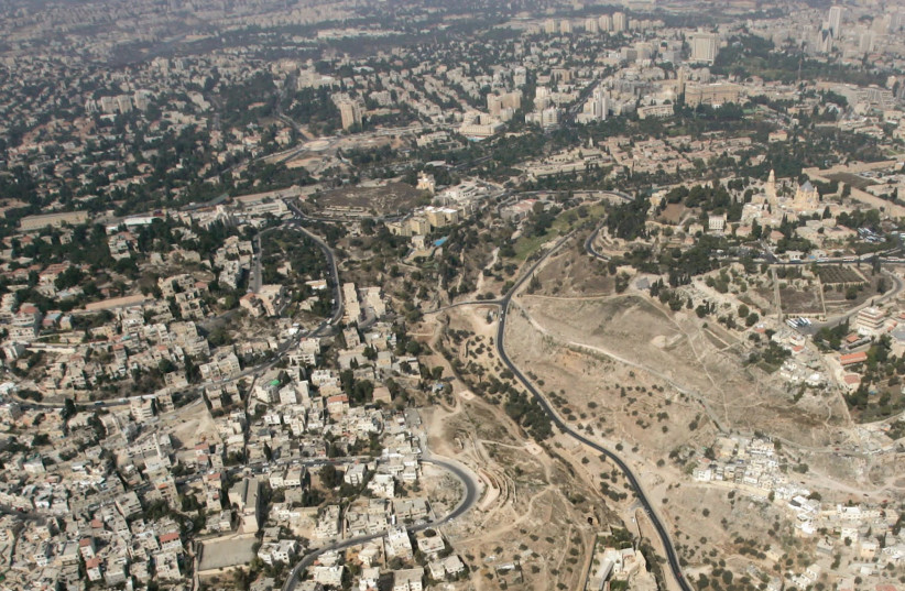 AN AERIAL view of Jerusalem. (photo credit: REUTERS)