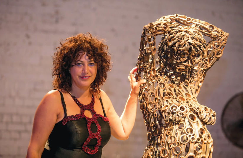 Nirit Levav-Packer brings her dress-design ethos to the world of sculpture. (photo credit: SALI PETEL)