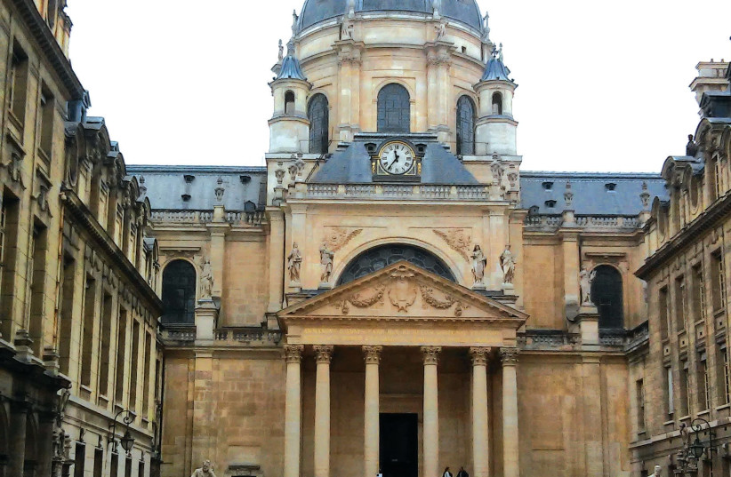 THE UNIVERSITY of Paris, also known as the Sorbonne, is considered France’s leading public research institution. (photo credit: MEIR BLEICH)