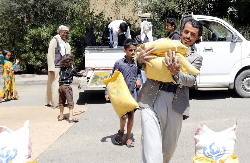 Kuwaiti donors fund aid packages for Yemeni Jews in need. (photo credit: MONA RELIEF)