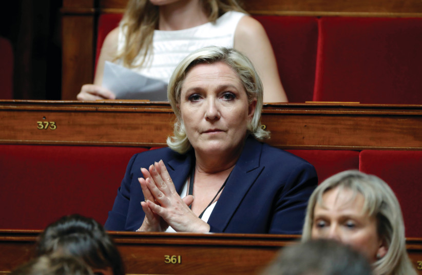 Marine Le Pen, élue députée du Pas-de-Calais (photo credit: REUTERS)