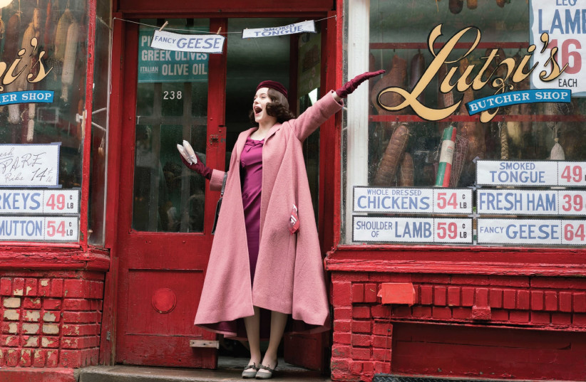 RACHEL BROSNAHAN stars in the critically acclaimed series ‘The Marvelous Mrs. Maisel.’ (photo credit: AMAZON STUDIOS)