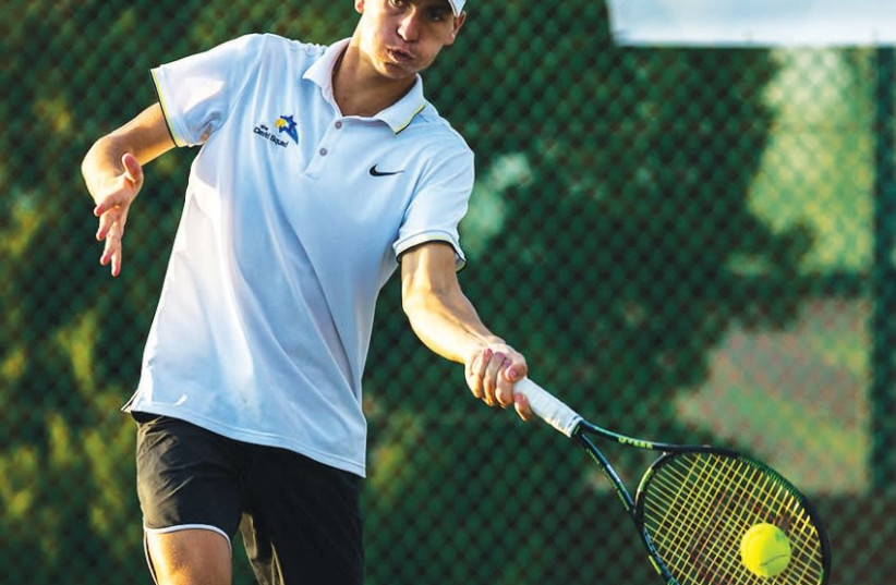 Yshai Oliel is confident it won’t be long before he makes his long-awaited breakthrough after claiming his first senior title this past weekend, winning the Futures tournament in Sajur in the Upper Galilee (credit: GILAD KAVALERCHIK)