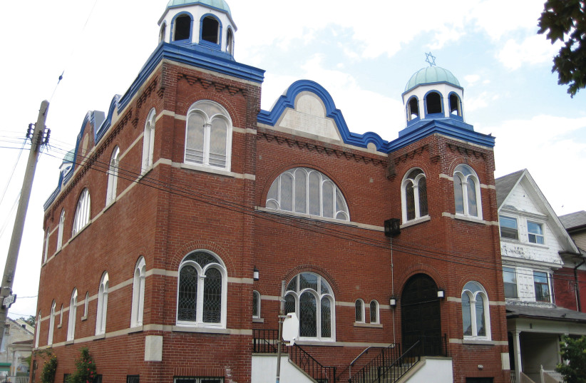 The first Jewish historical site recognized by the government of Ontario, the Kiever Synagogue (photo credit: Wikimedia Commons)