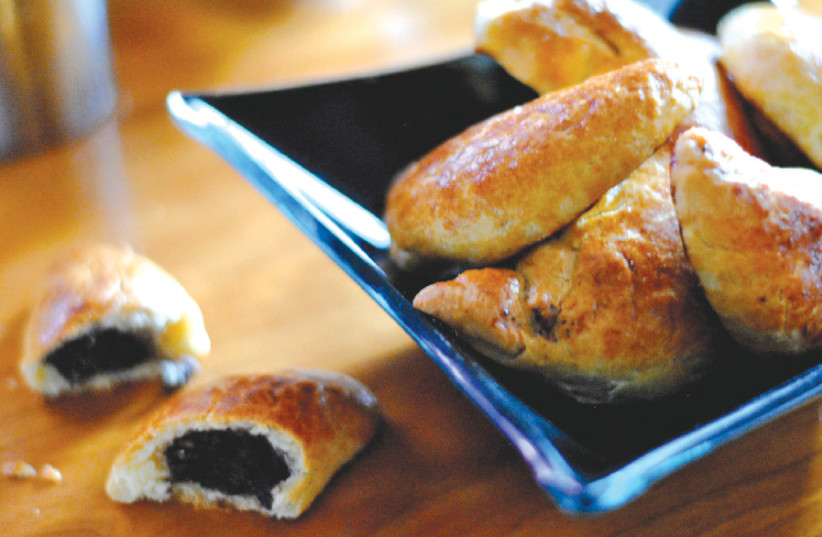 Poppy-seed pastries (photo credit: PASCALE PEREZ-RUBIN)