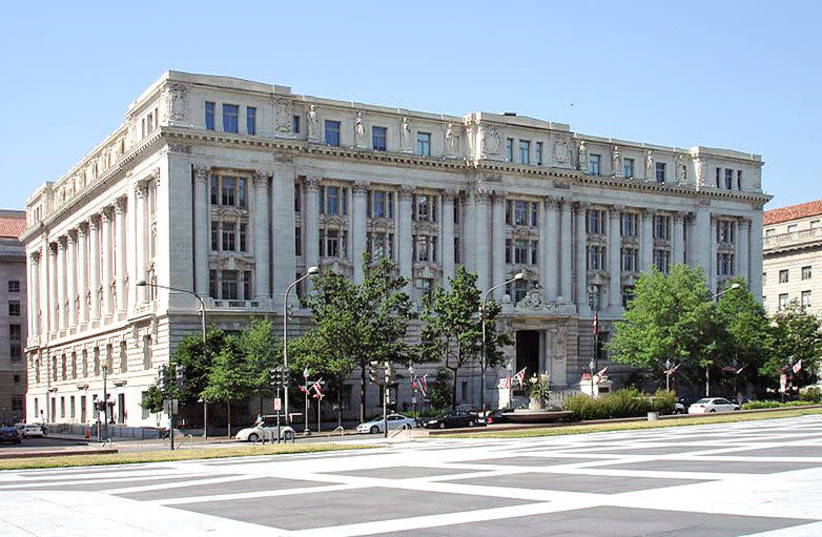 John A. Wilson Building on Pennsylvania Avenue in Northwest Washington, D.C., which houses the offices and chambers of the Council of the District of Columbia. (photo credit: AWISEMAN/WIKIMEDIA COMMONS)