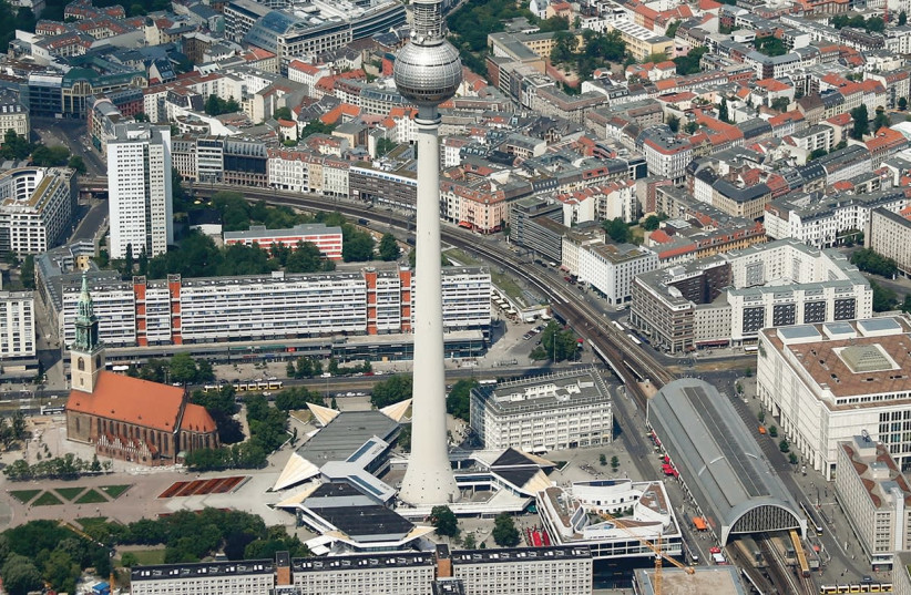 An aerial view of Berlin, Germany. (photo credit: REUTERS)