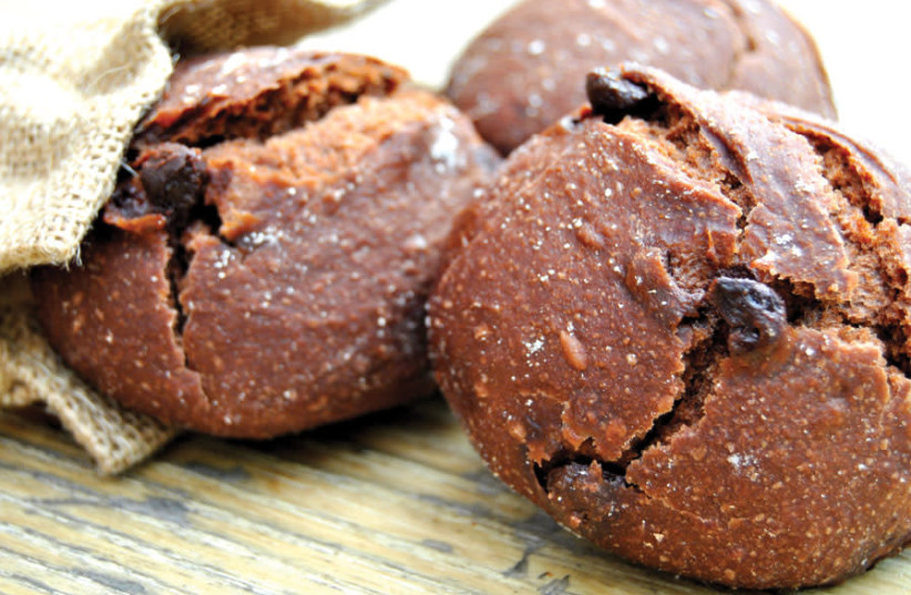 Chocolate rolls (photo credit: PASCALE PEREZ-RUBIN)