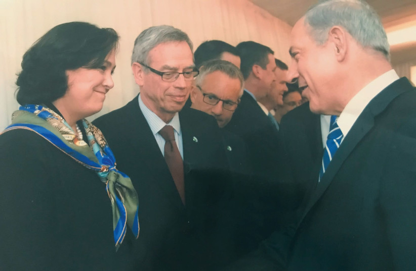 Bercovici with Prime Minister Benajmin Netanyahu (photo credit: Courtesy)