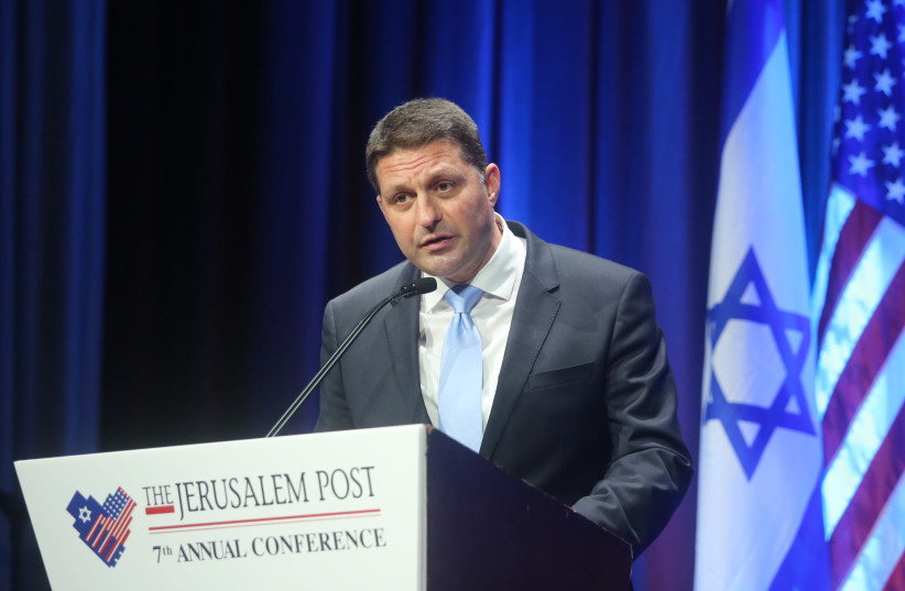    Haim Bibas, Chairman of the Federation of Local Authorities in Israel at the 7th Annual JPost Conference in NY (photo credit: MARC ISRAEL SELLEM)
