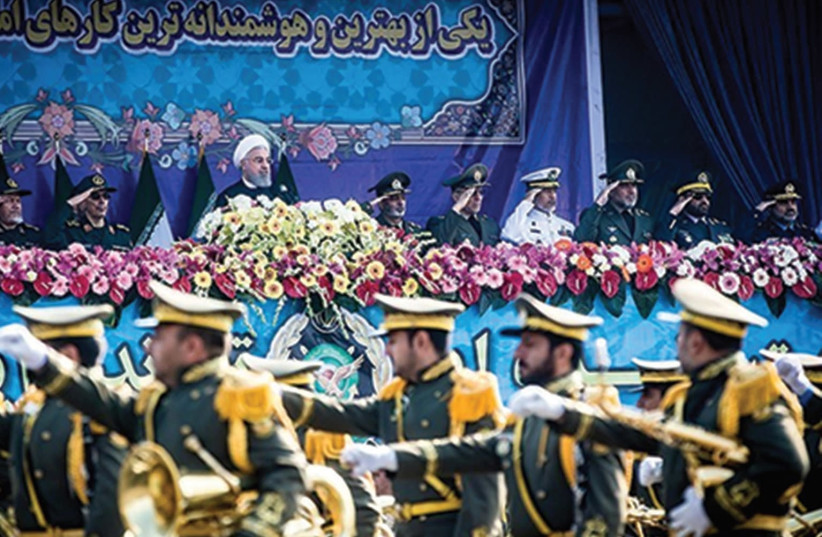 A MILITARY parade in Tehran (photo credit: REUTERS)