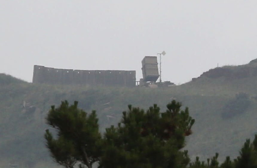 Iron dome in the Golan as Israel prepares for threats from Iran, May 9, 2018 (photo credit: MARC ISRAEL SELLEM/THE JERUSALEM POST)