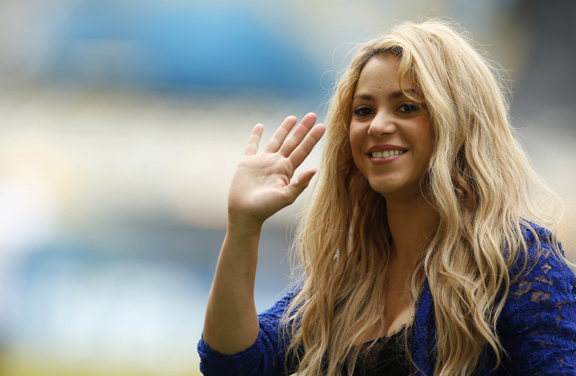 Singer Shakira (photo credit: ACTION IMAGES / JOHN SIBLEY VIA REUTERS)