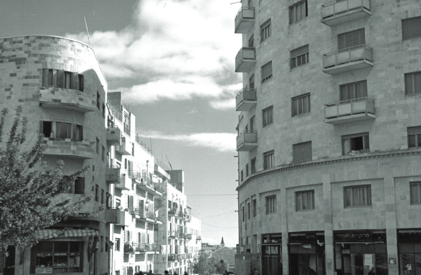 A VIEW of buildings on King George Avenue in Jerusalem in 1945 (photo credit: JNF/GPO)